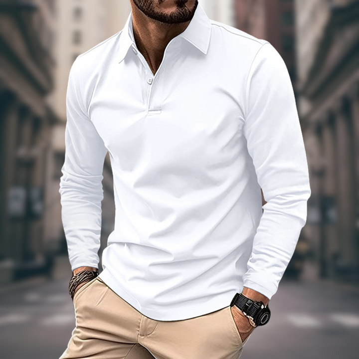 RALPH | LONG-SLEEVED POLO SHIRT IN CASUAL STYLE