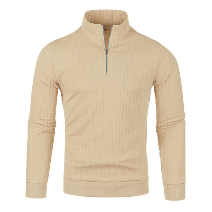 MENS' PULLOVER WITH ZIP