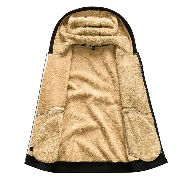 Gilben - Veste d'hiver pour hommes avec capuche et polaire
