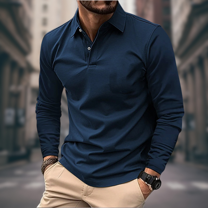 RALPH | LONG-SLEEVED POLO SHIRT IN CASUAL STYLE