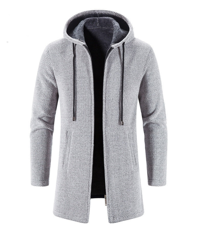 Manteau pour homme avec capuche