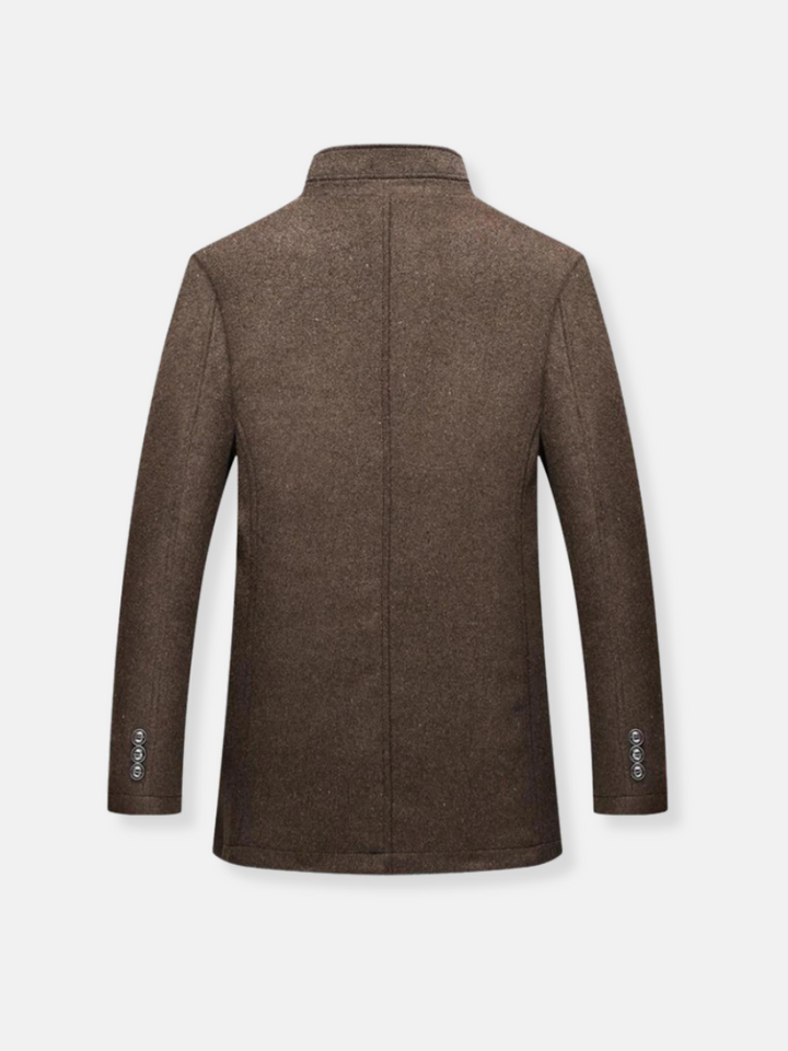 Manteau trench en laine pour hommes