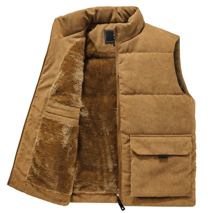 Gilet d'hiver en corduroy