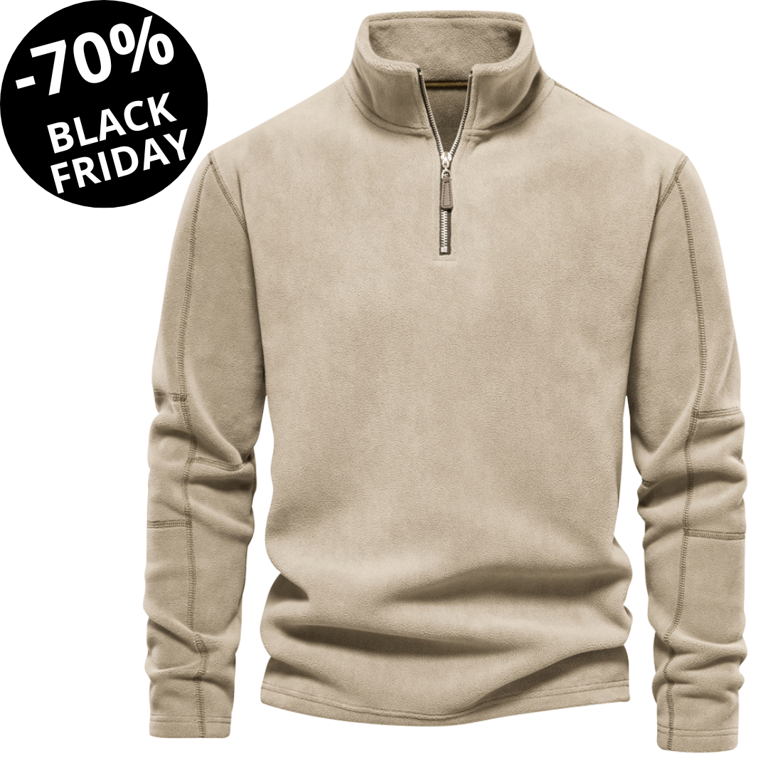 THOMAS | WARM AND HANDCRAFTED: FLEECE PULLOVER