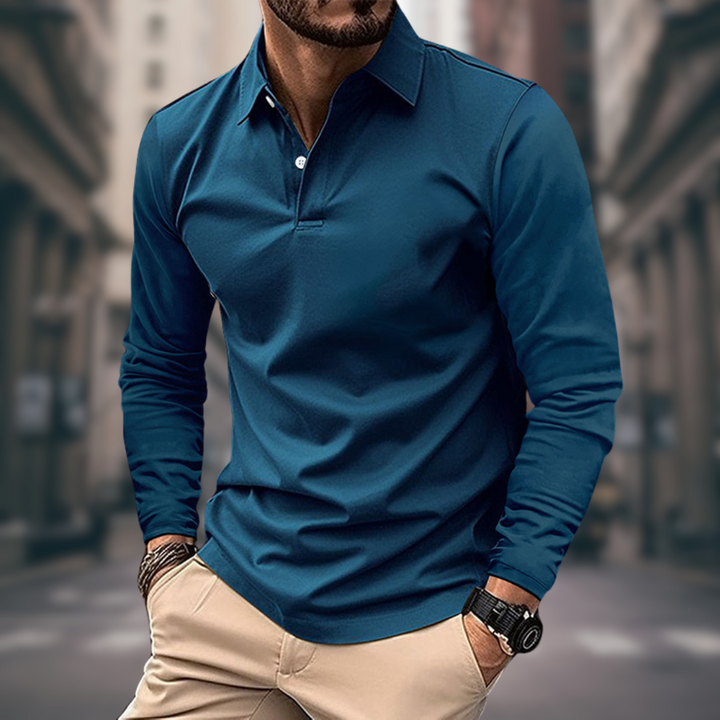 RALPH | LONG-SLEEVED POLO SHIRT IN CASUAL STYLE