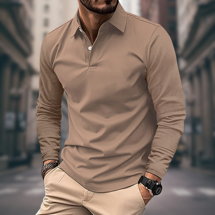 RALPH | LONG-SLEEVED POLO SHIRT IN CASUAL STYLE