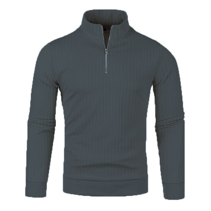 MENS' PULLOVER WITH ZIP