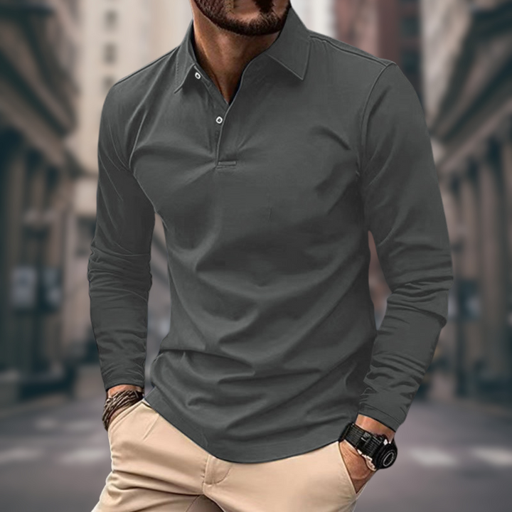 RALPH | LONG-SLEEVED POLO SHIRT IN CASUAL STYLE