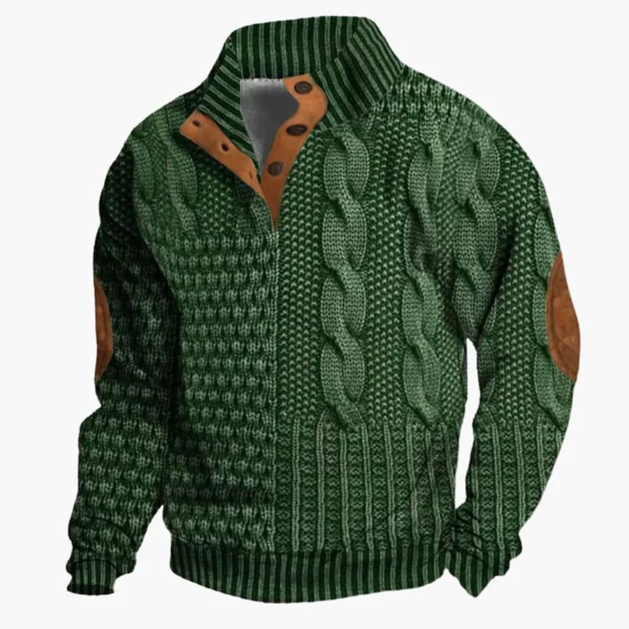 BURKHARD | CABLE KNIT SWEATSHIRT
