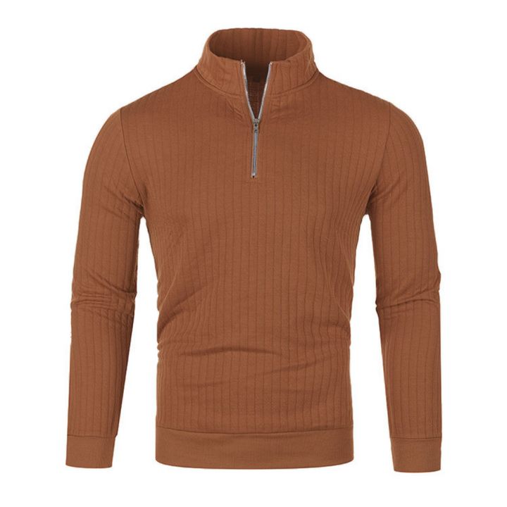 MENS' PULLOVER WITH ZIP