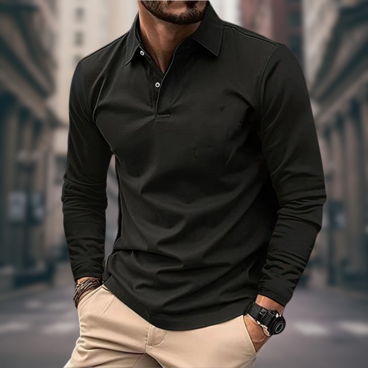 RALPH | LONG-SLEEVED POLO SHIRT IN CASUAL STYLE