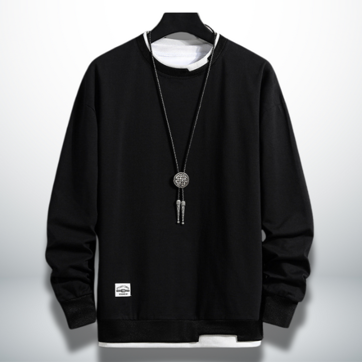 Fabian™ | Felpa minimal in tinta unita
