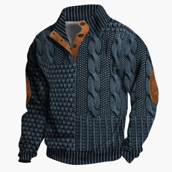 BURKHARD | CABLE KNIT SWEATSHIRT
