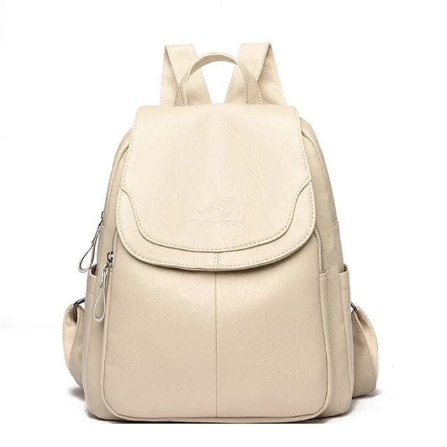 Gwendolyn - Leather Anti-Theft Backpack