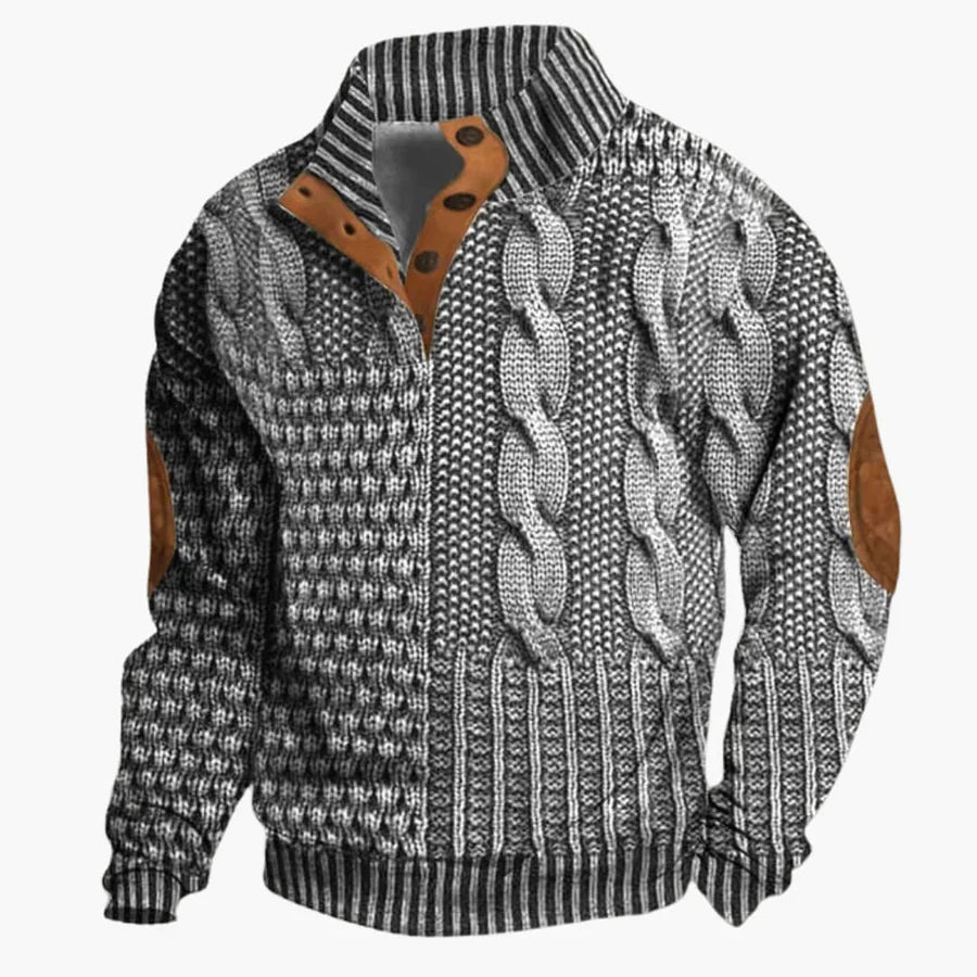 BURKHARD | CABLE KNIT SWEATSHIRT