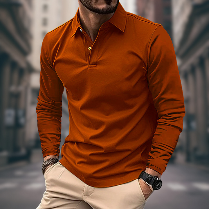 RALPH | LONG-SLEEVED POLO SHIRT IN CASUAL STYLE
