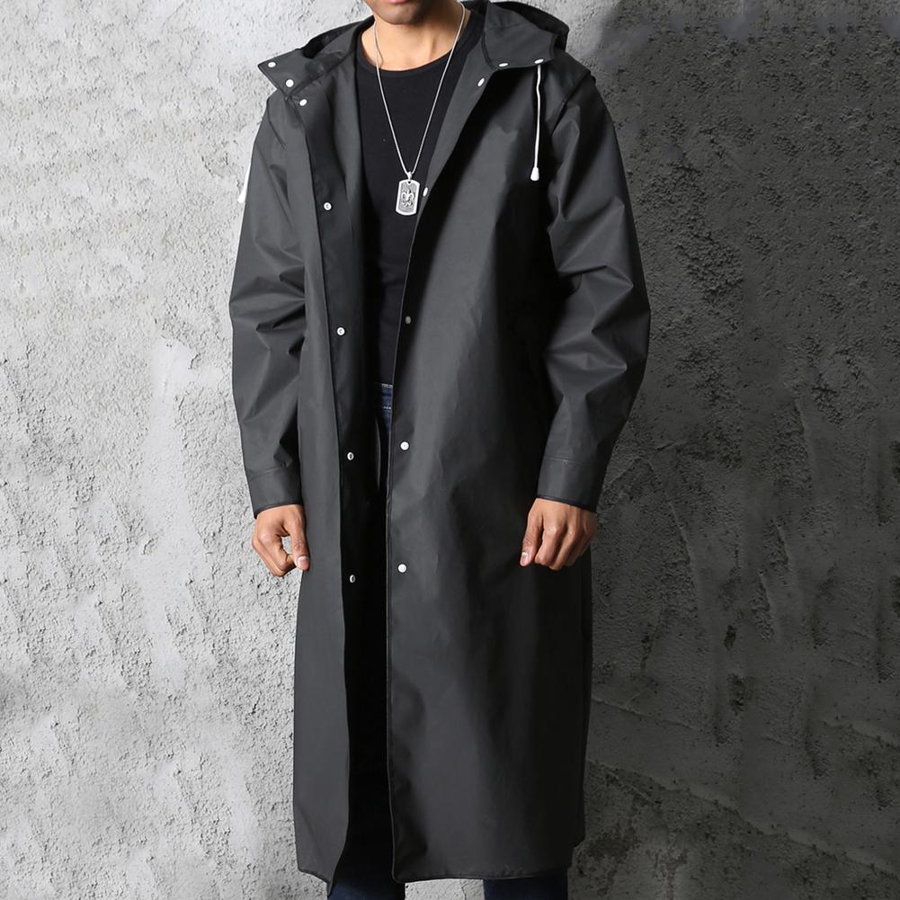 Manteau de pluie noir pour homme