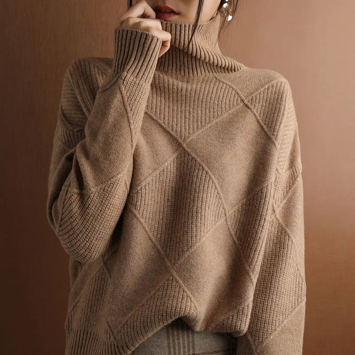 Niobe™ | Strukturiertes Rollkragenpullover