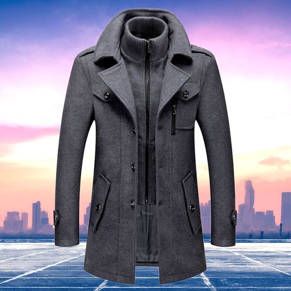 Manteau d'hiver pour hommes en deux parties