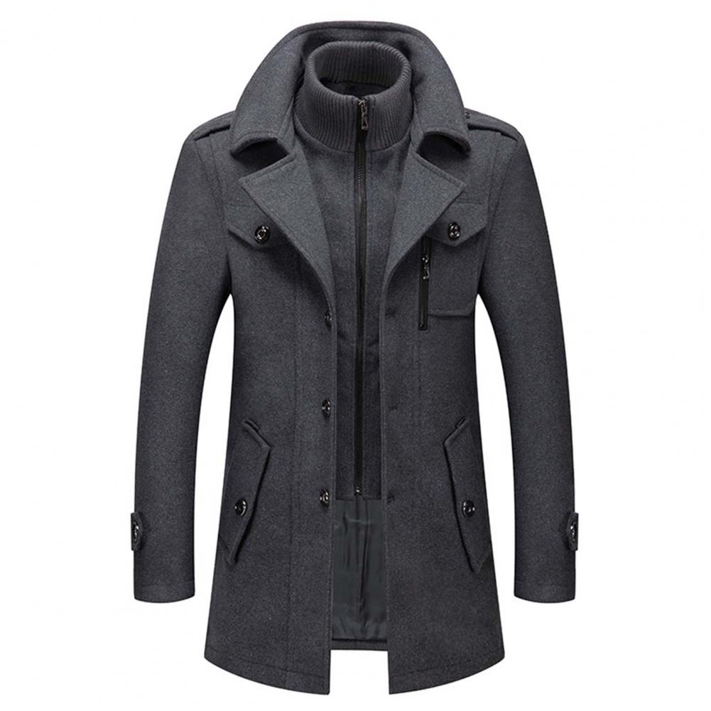 Manteau d'hiver pour hommes en deux parties