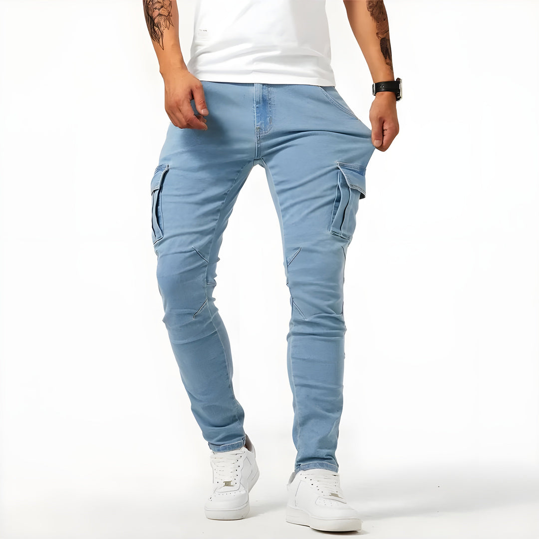 Samuel™ | Pantalons cargo en jean extensibles