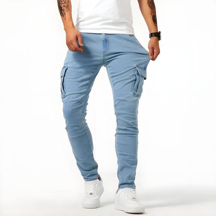 Samuel™ | Pantalons cargo en jean élastiques