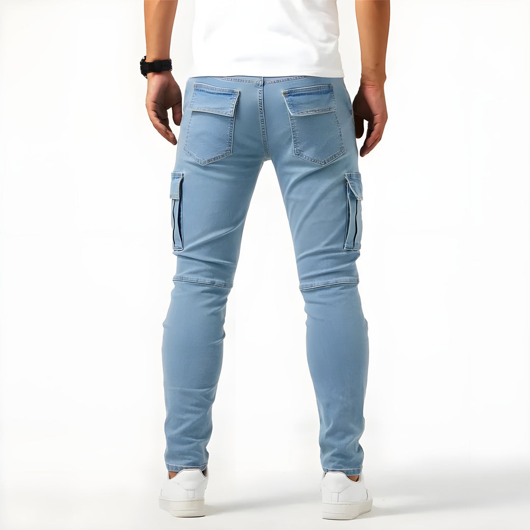 Samuel™ | Pantalons cargo en jean élastiques