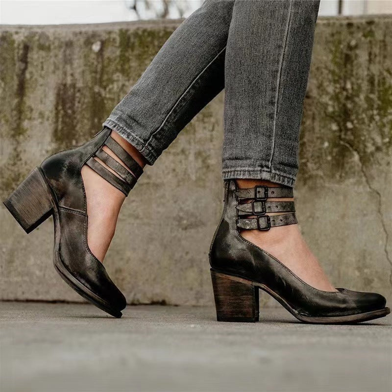 Amelia - Vintage ankle boots