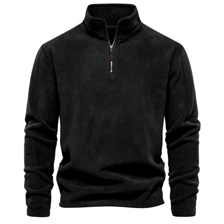 SAVERIO™ | Maglione caldo da uomo in pile con cerniera