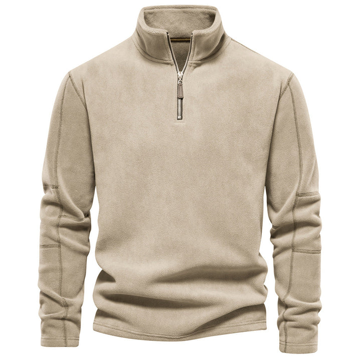 SAVERIO™ | Maglione caldo da uomo in pile con cerniera