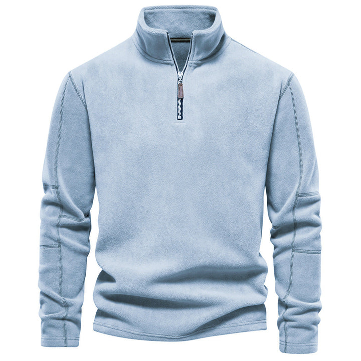 SAVERIO™ | Maglione caldo da uomo in pile con cerniera
