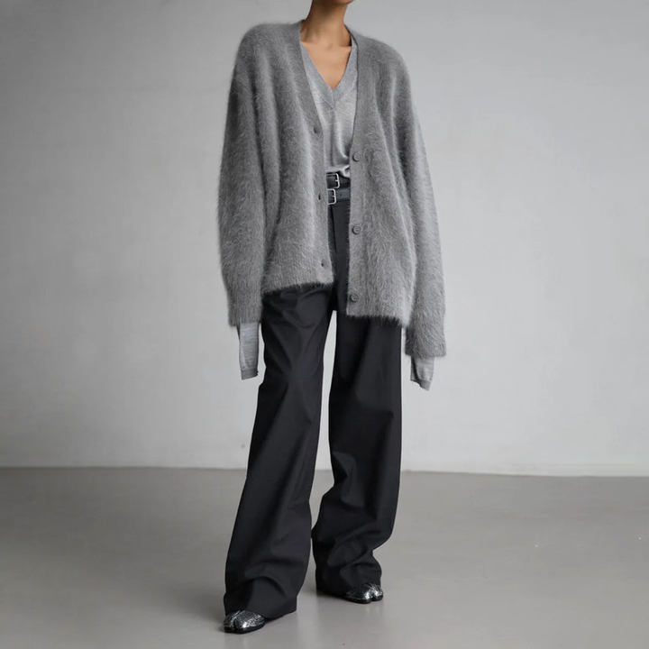 Francie | Plüschiger Luxus-Cardigan