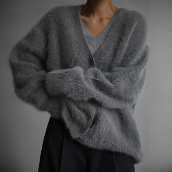 Francie | Plüschiger Luxus-Cardigan