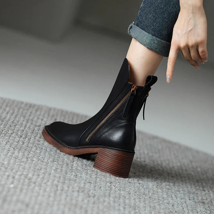 Bottines en cuir Grazia