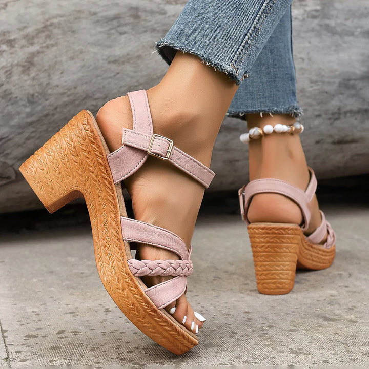 Celia™ - Orthopedic Mid Heel Platform Sandals