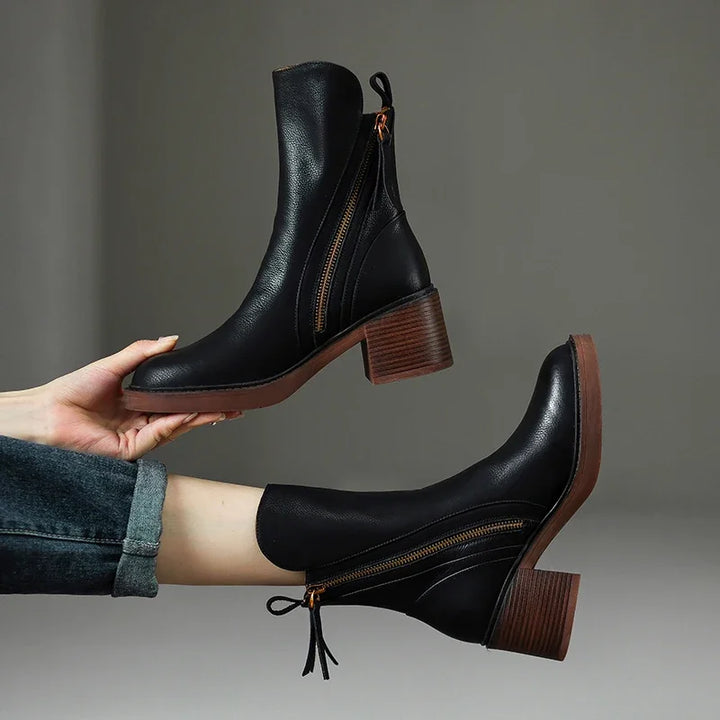 Bottines en cuir Grazia