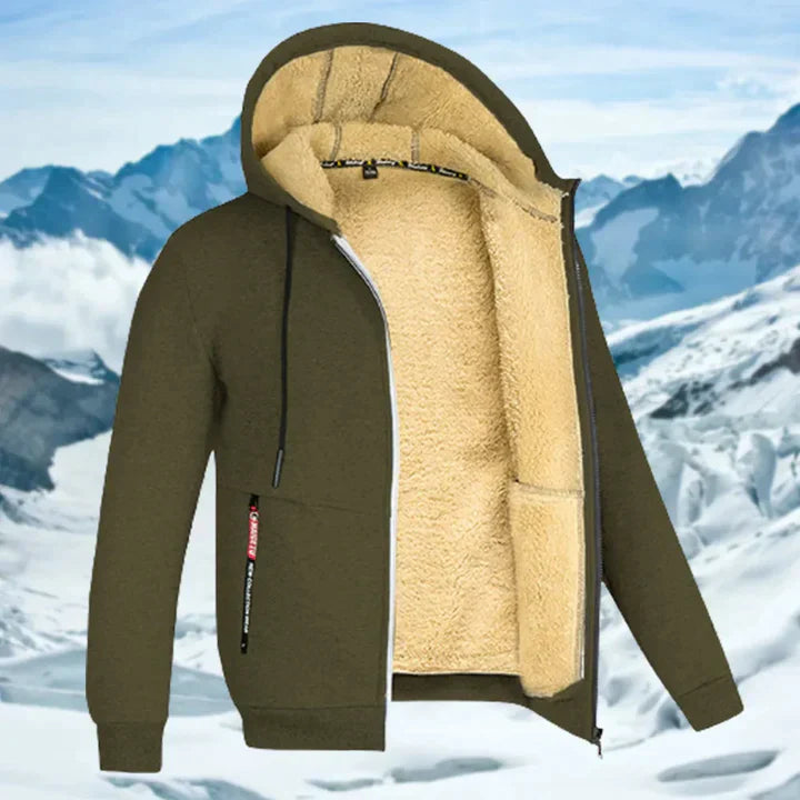 Gilben - Veste d'hiver pour hommes avec capuche et polaire