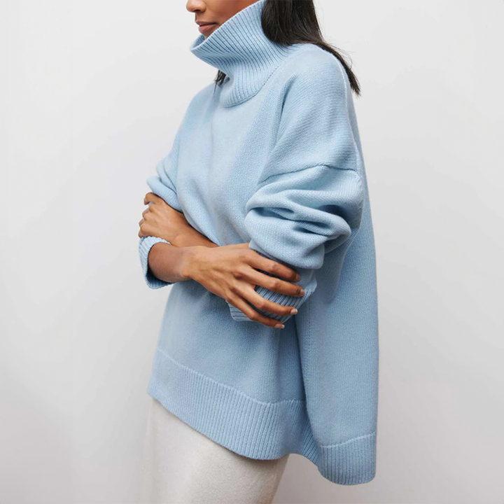 Damia™ | Gemütlicher schicker Rollkragenpullover in Kamel