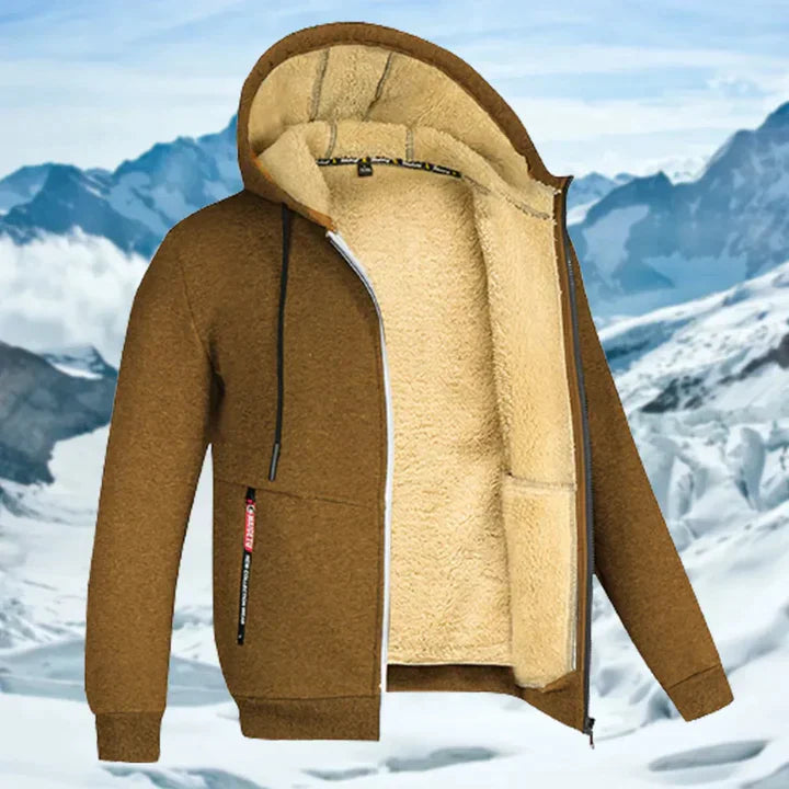 Gilben - Veste d'hiver pour hommes avec capuche et polaire